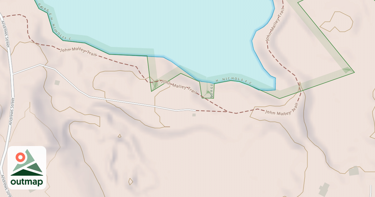 Map of John Malley Trail