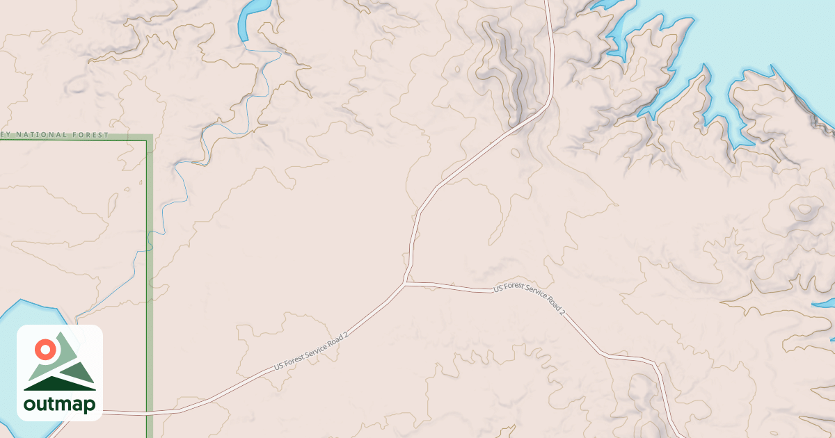 Map of HAYSTACK SOUTH