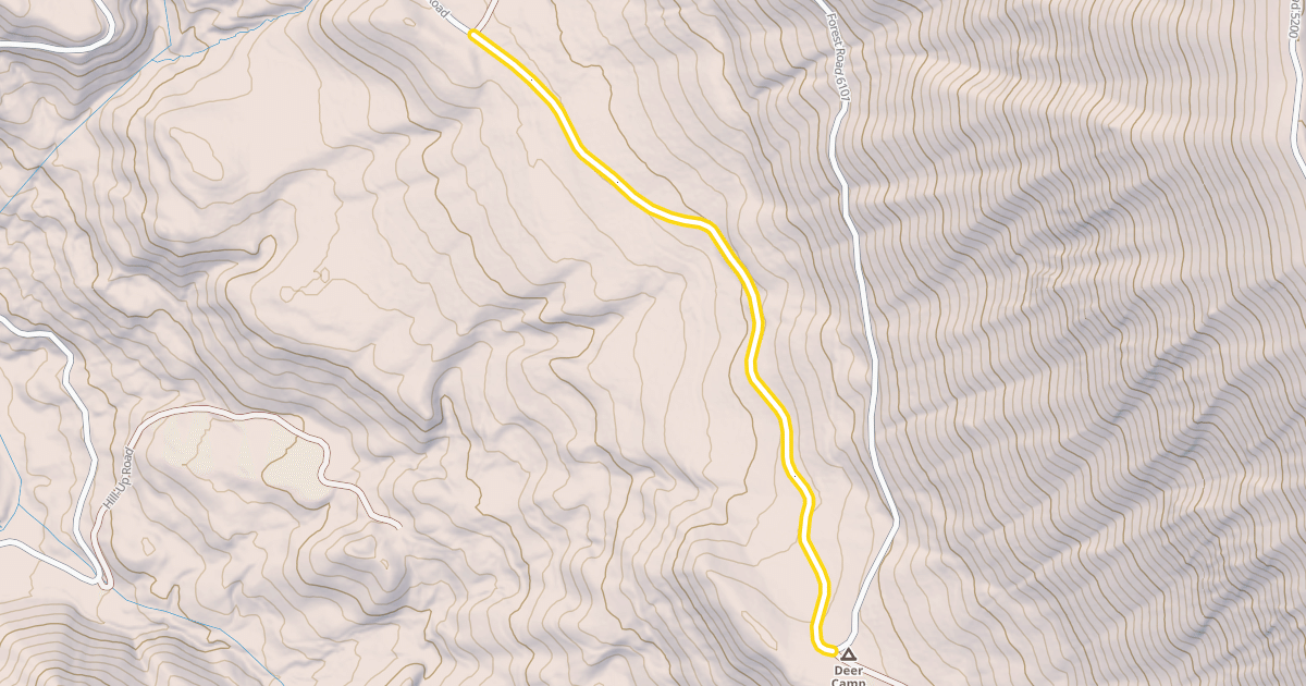 Map preview of Forest Road 6101