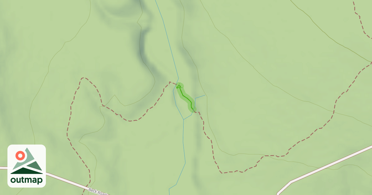 Map of Fred J. Cusimano Westside Overland Trail