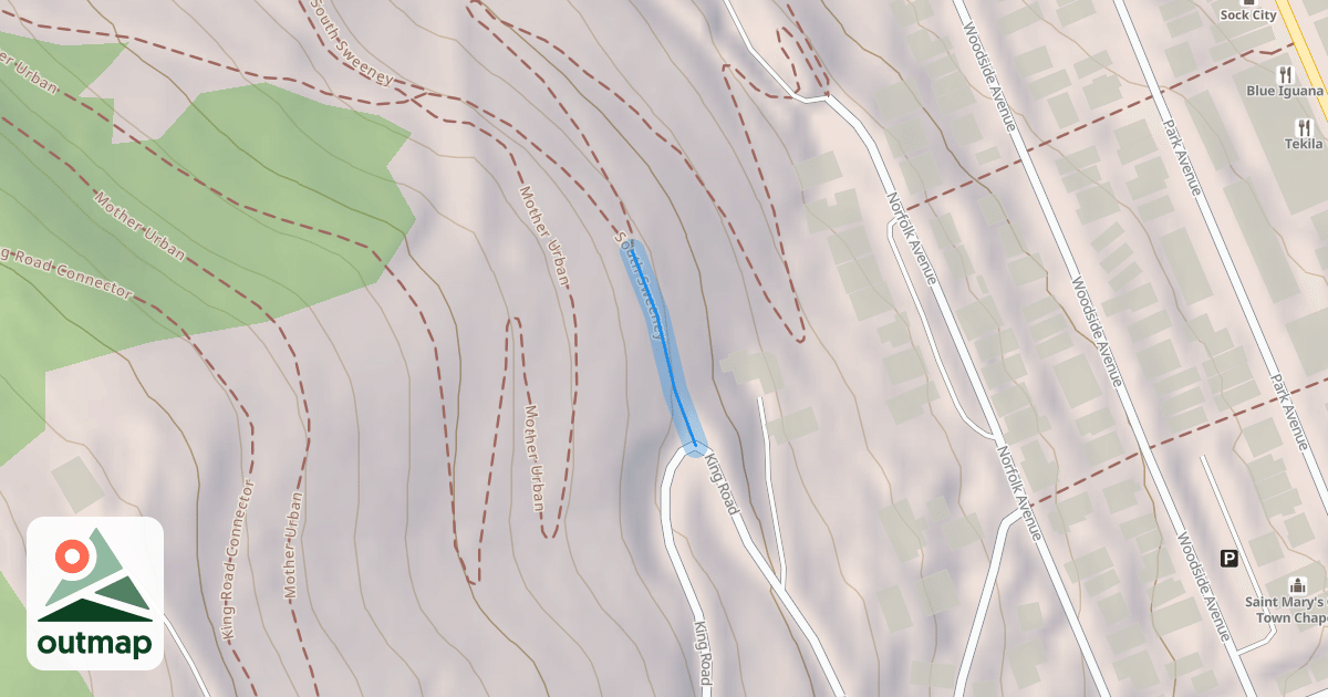 Map of South Sweeney