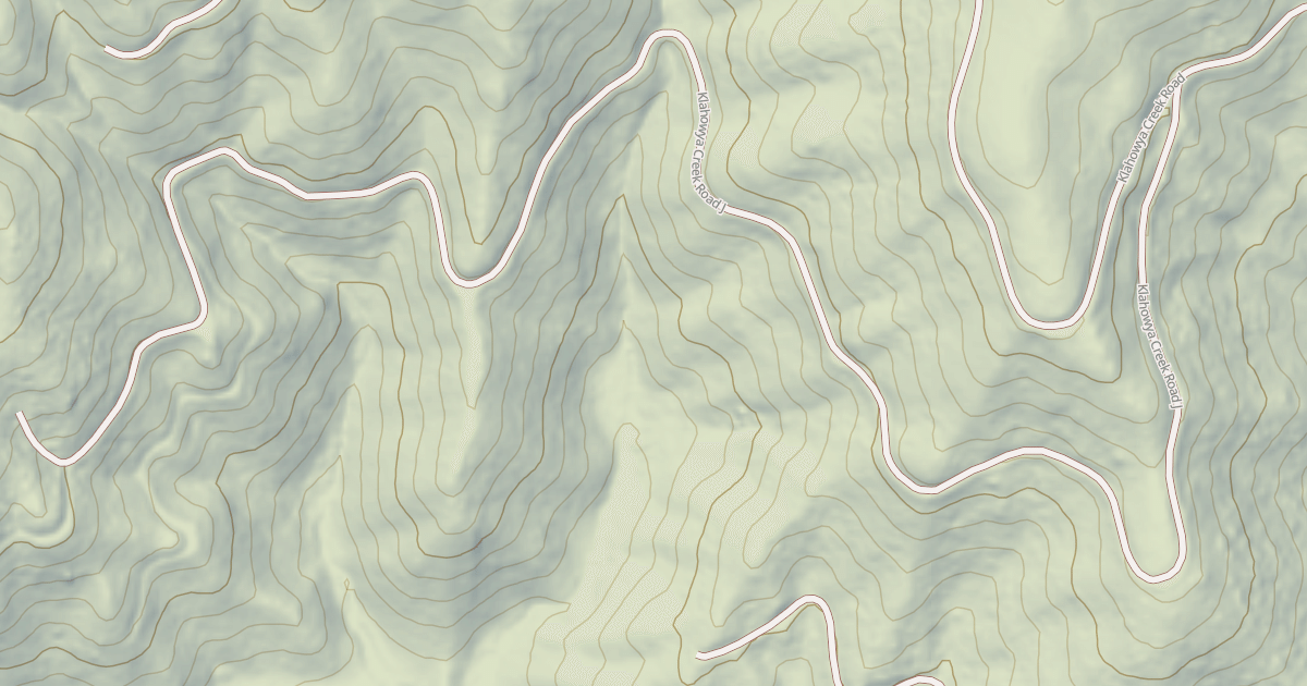 Map preview of KLAHOWYA CREEK J