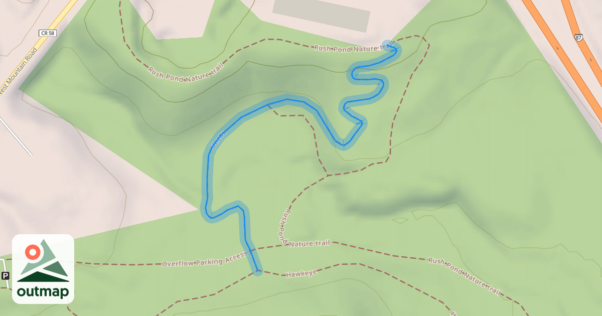 Map of Uncas