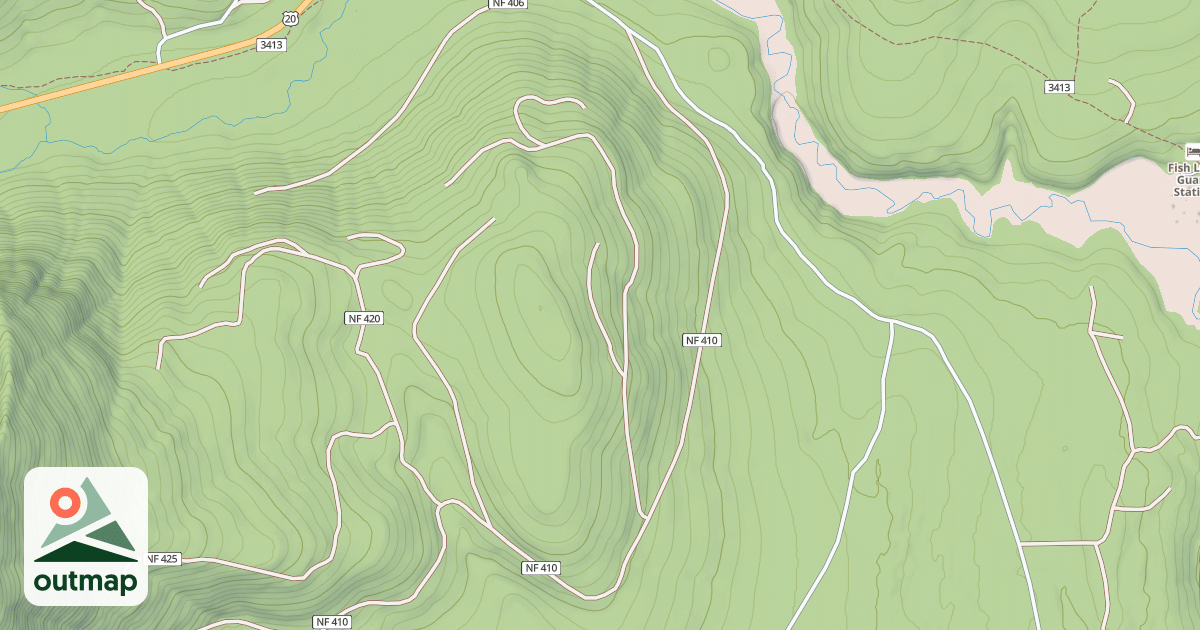Map of DANE CREEK RD