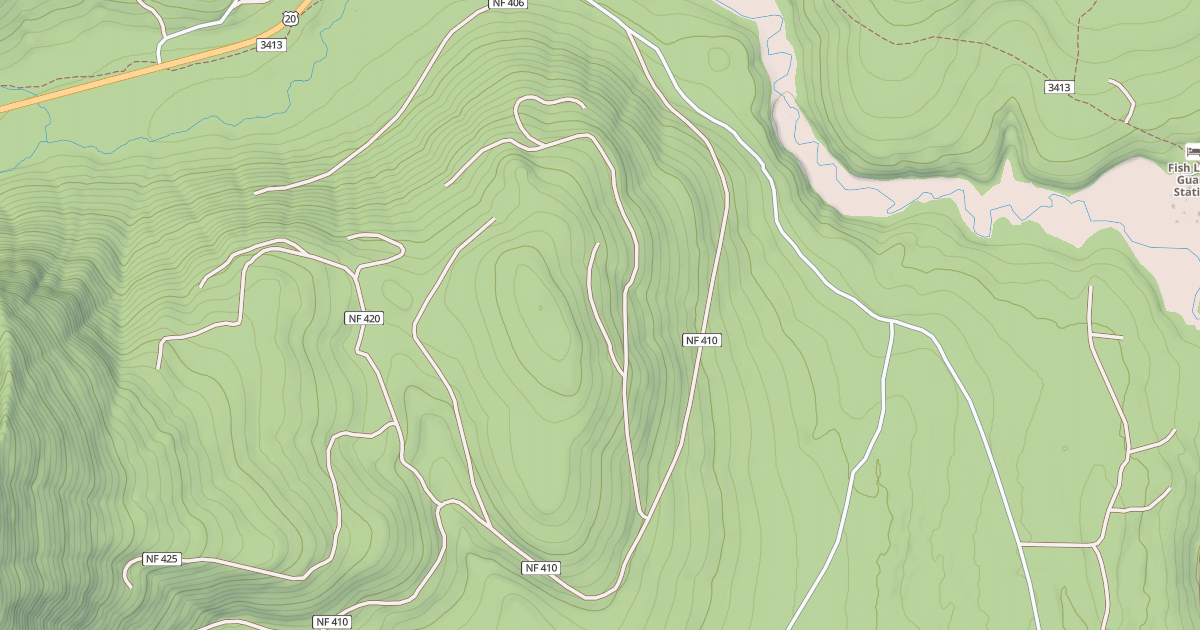 Map preview of DANE CREEK RD