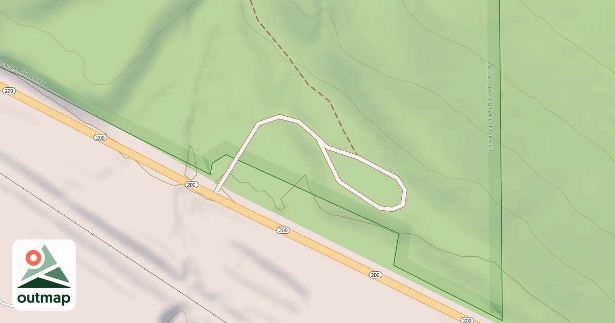Map of MUNSON CREEK TRAILHEAD
