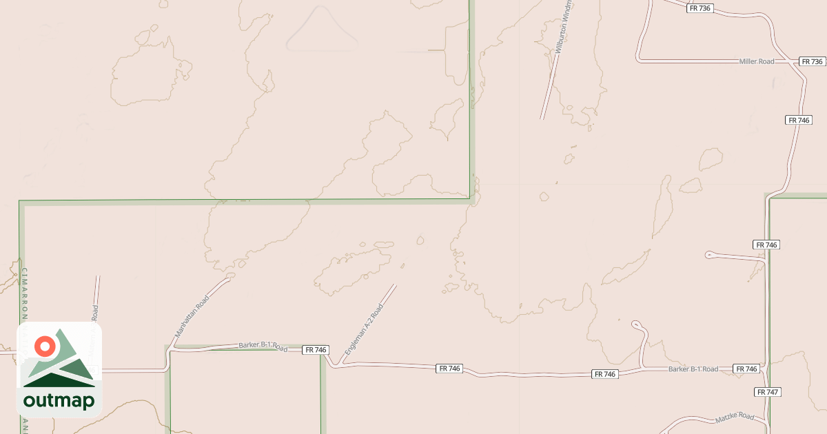 Map of BARKER B-1