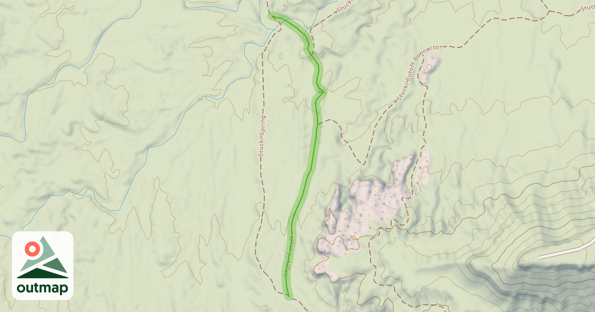 Map of Stucki Cutoff