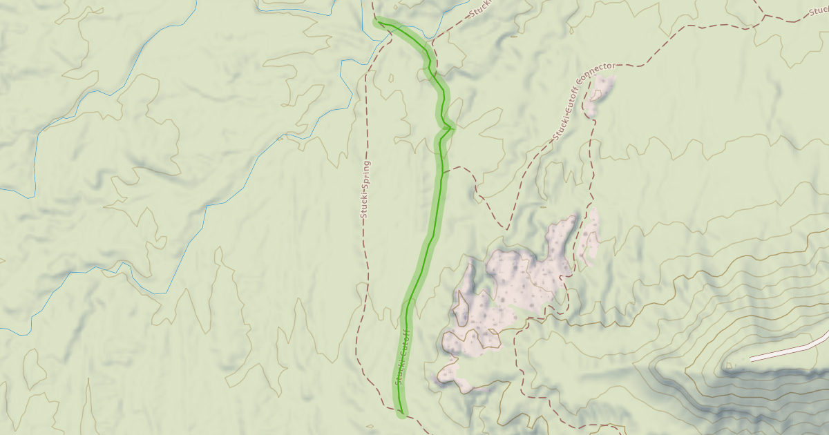 Map preview of Stucki Cutoff
