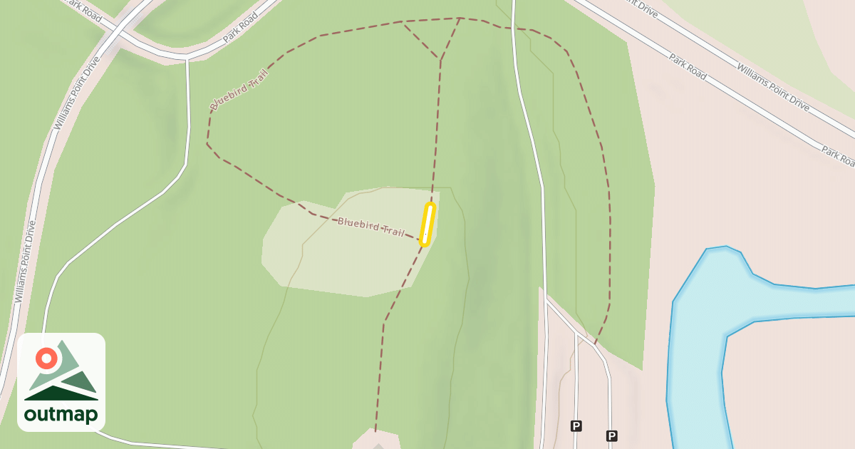 Map of Bluebird Trail