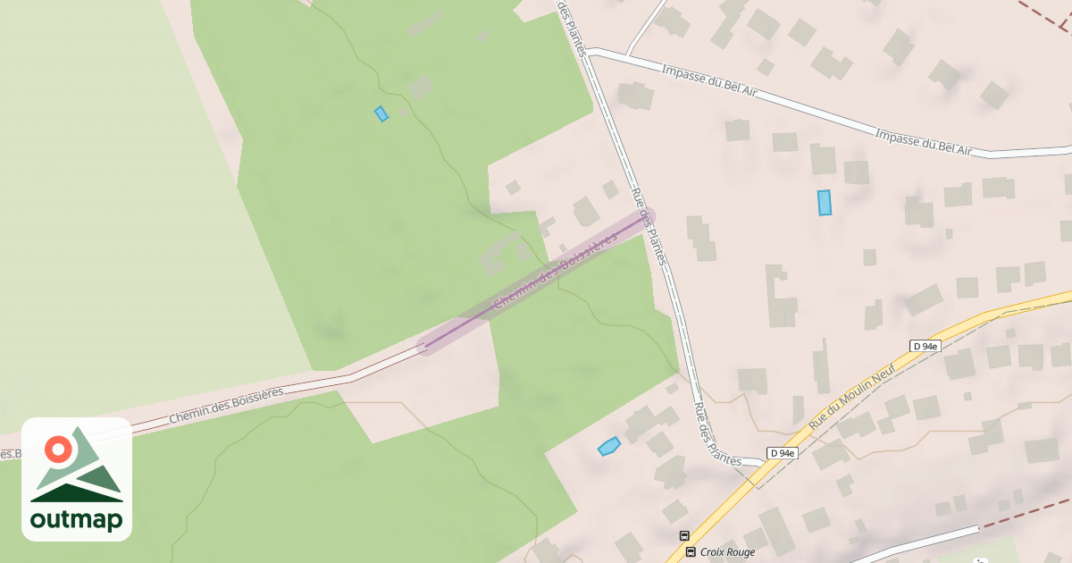 Map of Chemin des Boissières