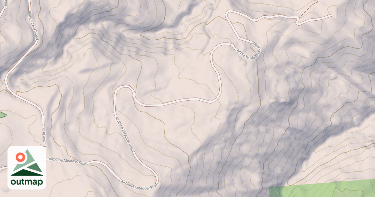 Map of AIRPLANE MEADOW