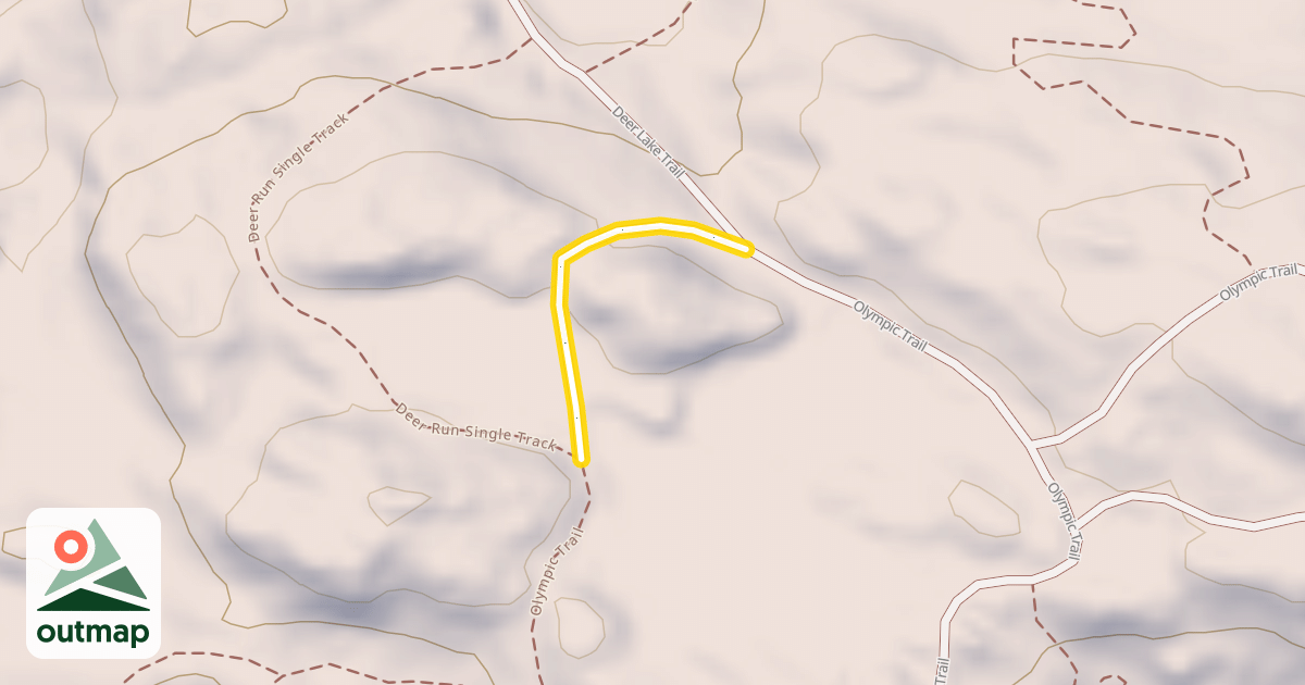 Map of Olympic Trail
