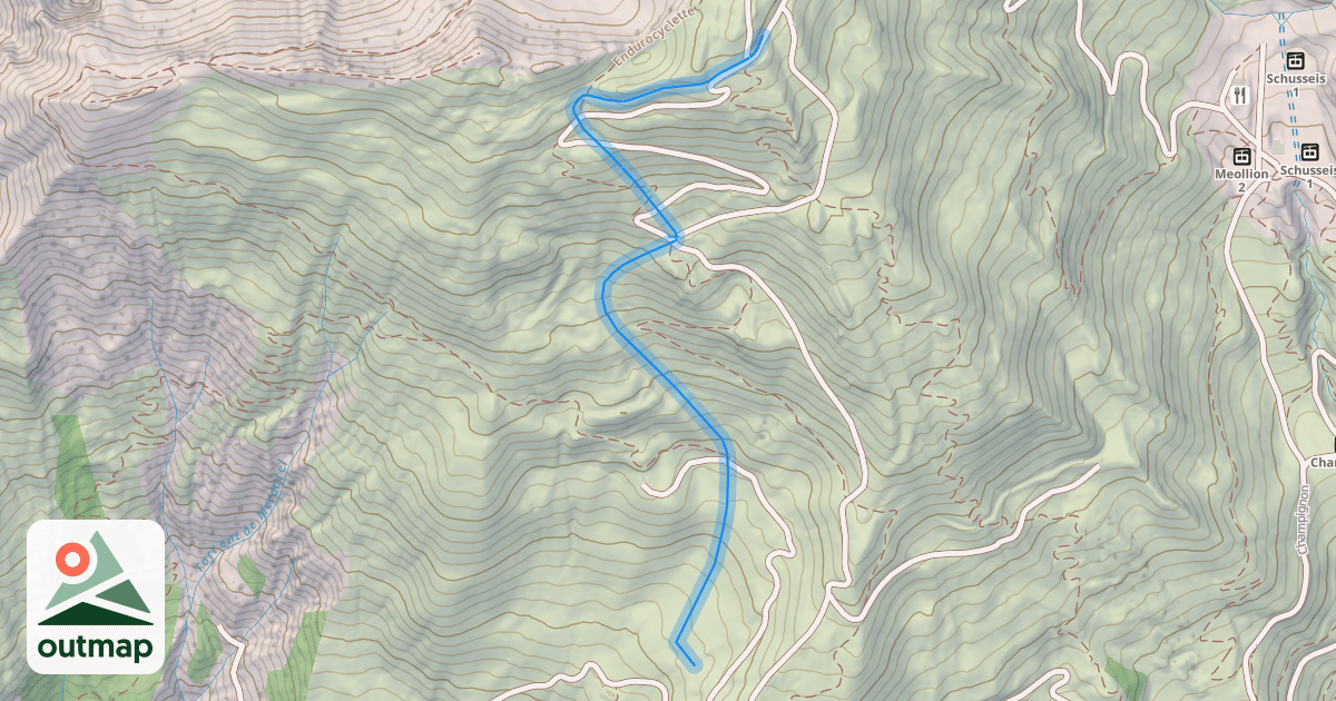 Map of Les Lauzières