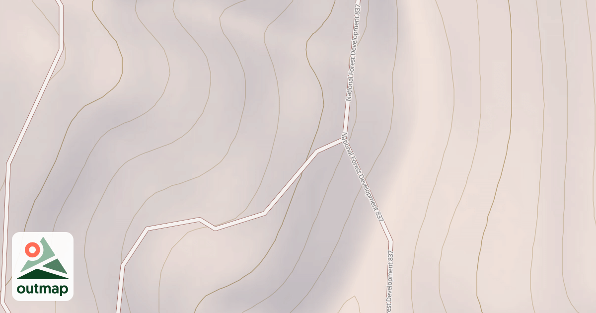 Map of NO. FK. DEADMAN SPUR #1
