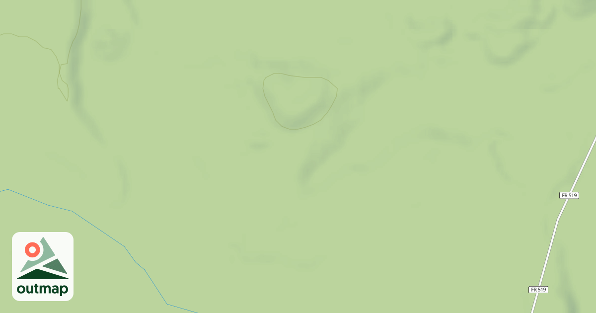 Map of FR 519A