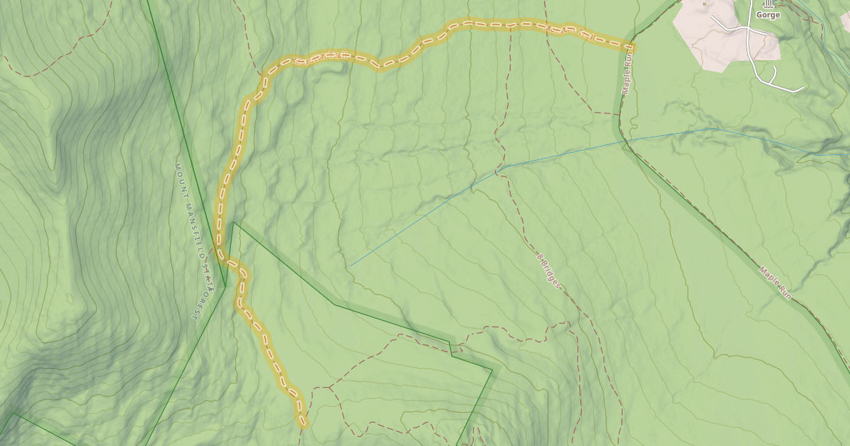 Map preview of Marston Trail