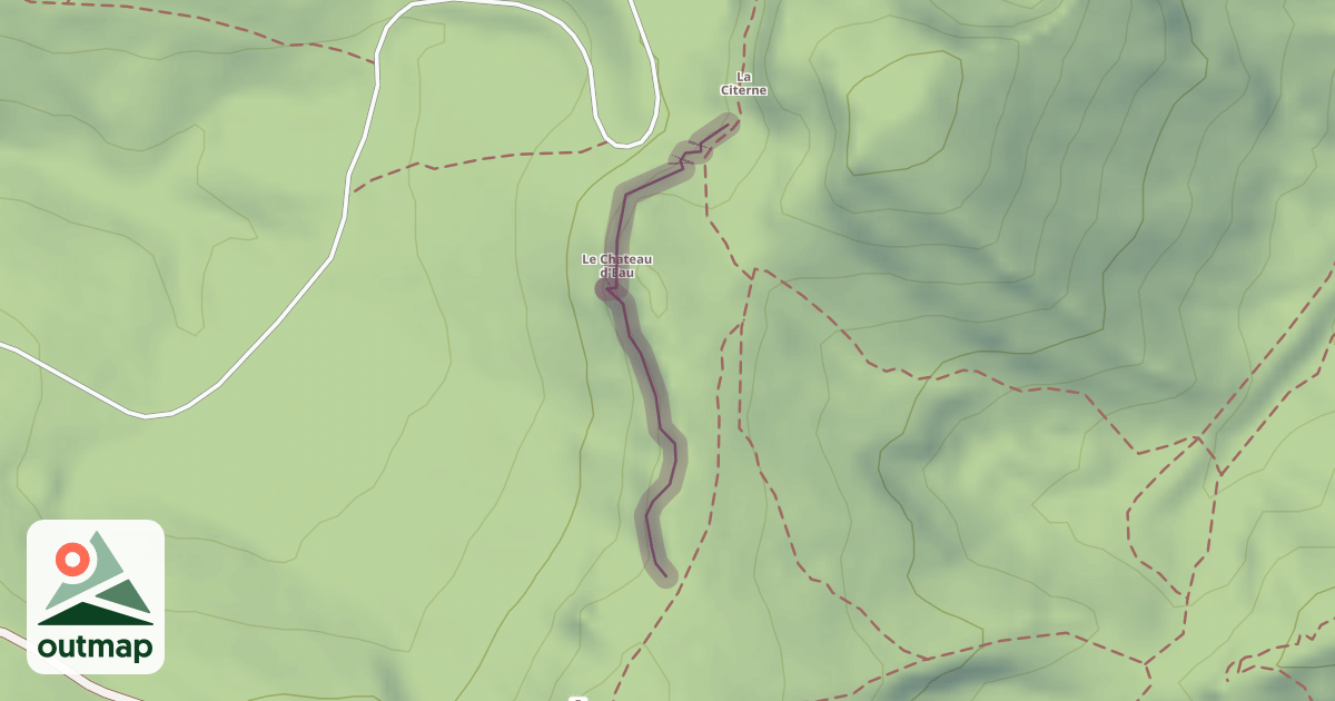 Map of Climbing Crag