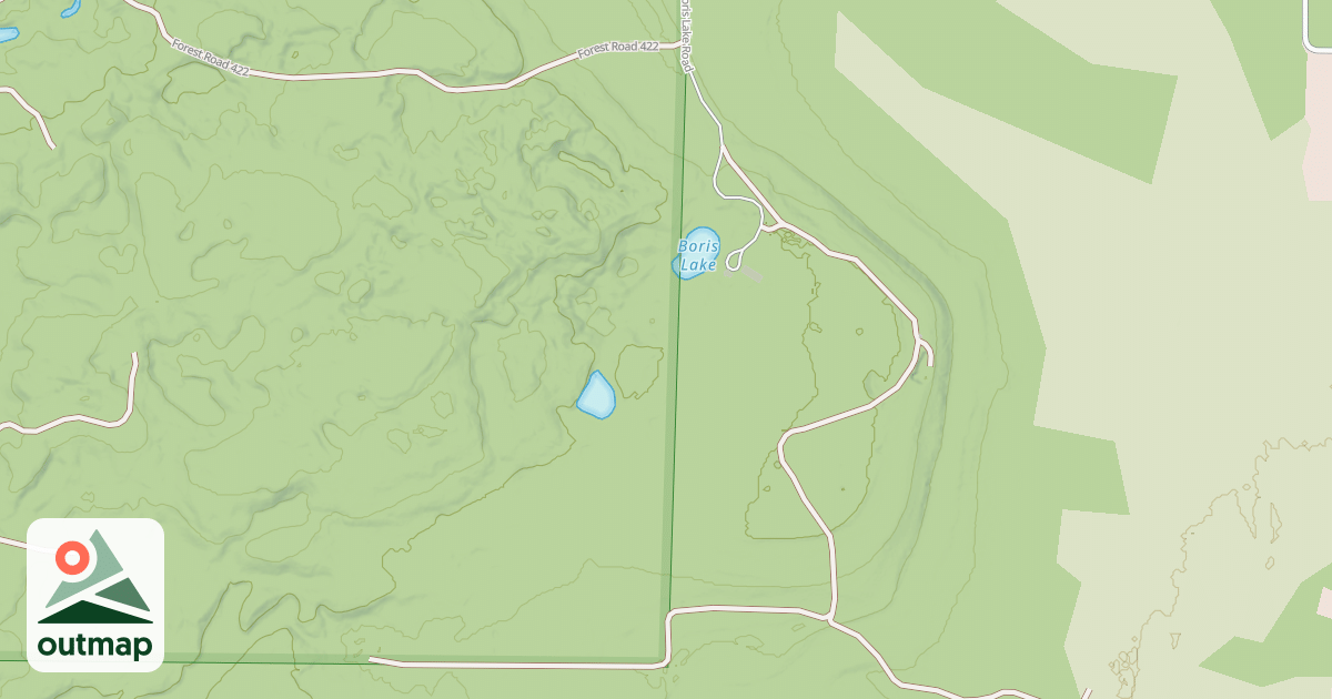 Map of FR 422B