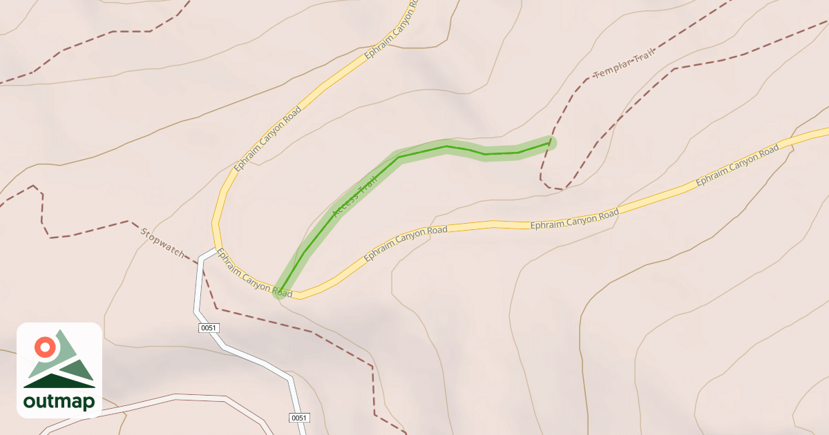 Map of Access Trail