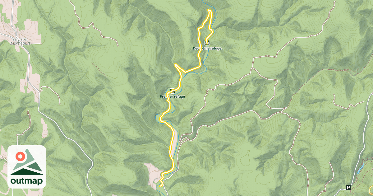 Map of Sentier de la rivière