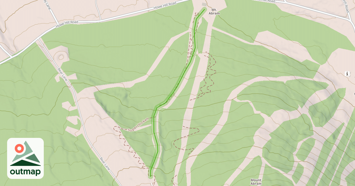 Map of Mahoosuc Meadow