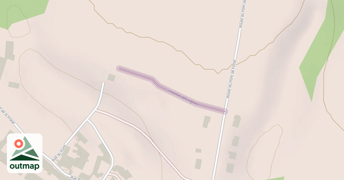 Map of Chemin des Vignes
