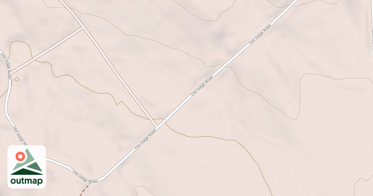Map of Old Stage Rd
