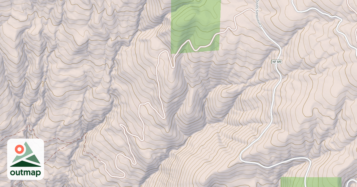 Map of POISON GLADE