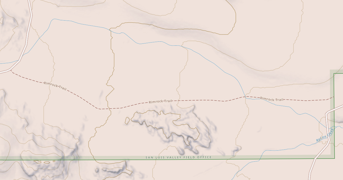 Map preview of Rimrock