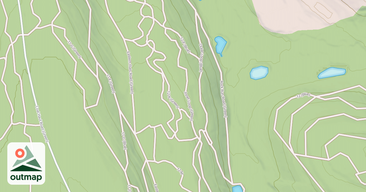 Map of Rock Run ATV Trails