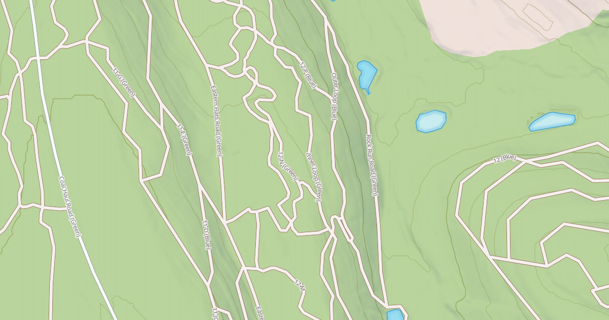 Map preview of Rock Run ATV Trails