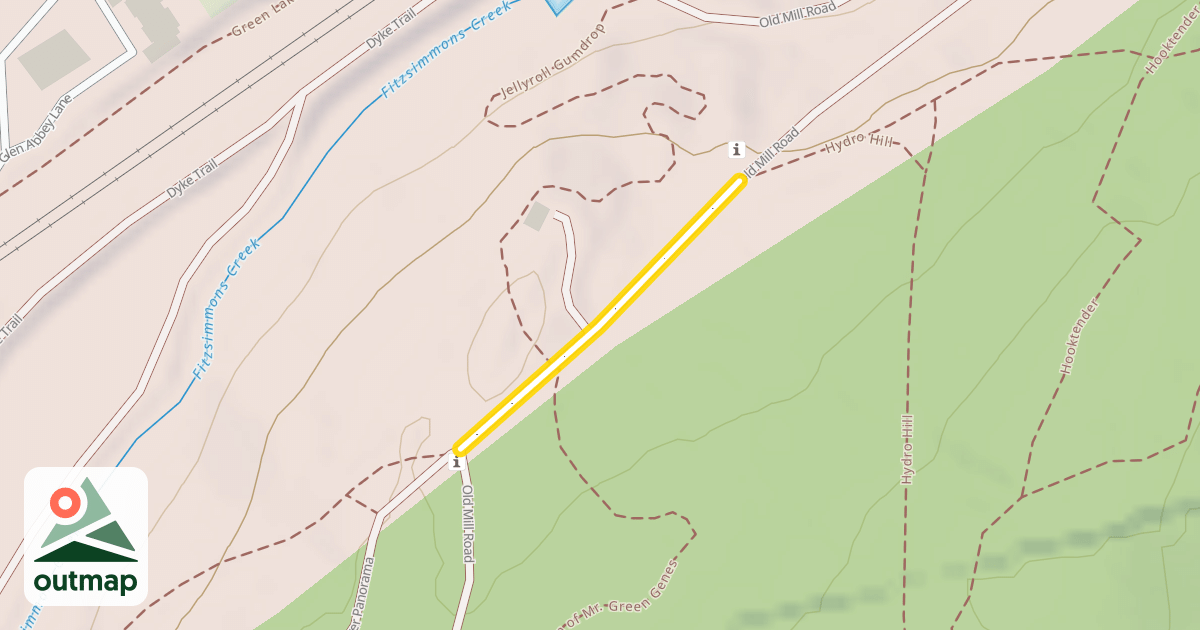 Map of Old Mill Road