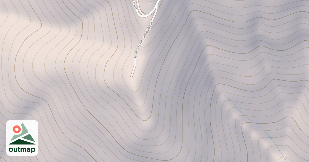 Map of BENJAMIN CREEK