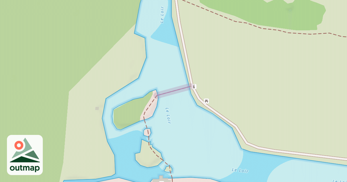 Map of Passerelle de la Bruère