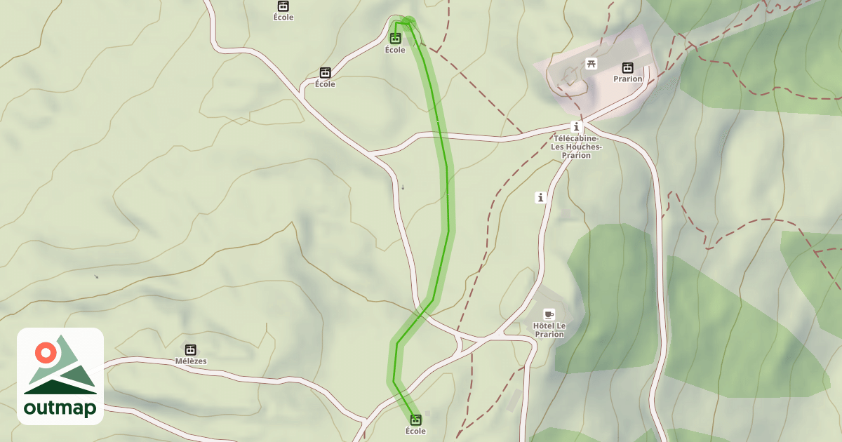 Map of École