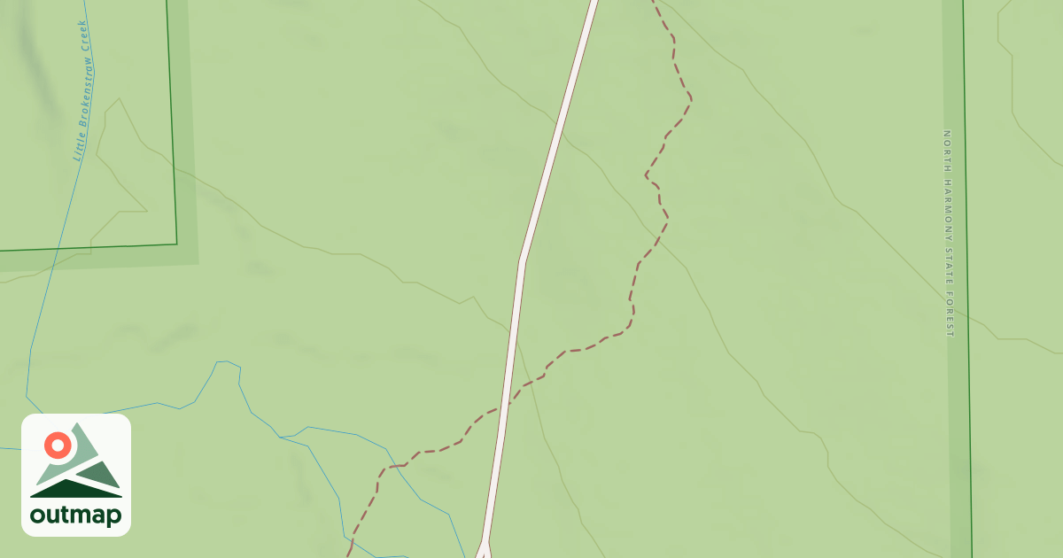 Map of Snowmobile Trail