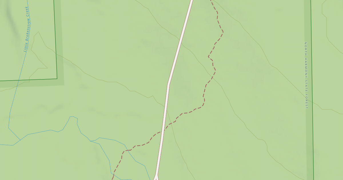 Map preview of Snowmobile Trail