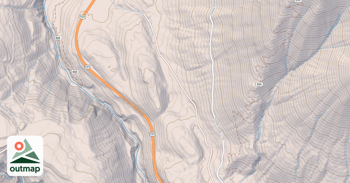 Map of USFS Motor Vehicle Use Map Roads {A074E428-F8D0-4133-BD07-EE69E7470911}