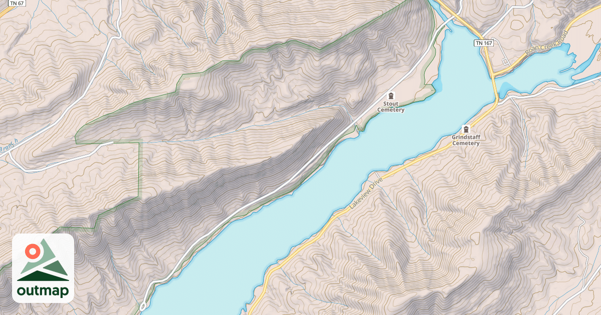 Map of SINK MOUNTAIN