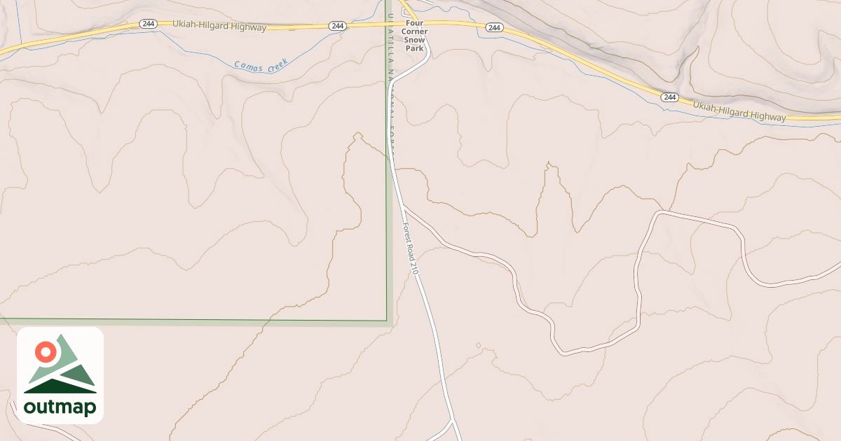 Map of USFS Motor Vehicle Use Map Roads {4019AEB2-211B-4081-B556-F1569CED5371}
