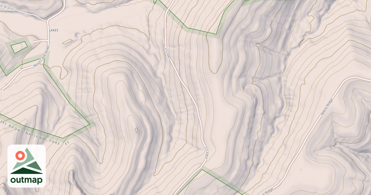 Map of BIG BRANCH