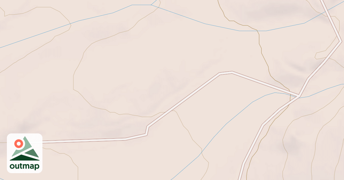 Map of CLARKS PARALLEL SPUR