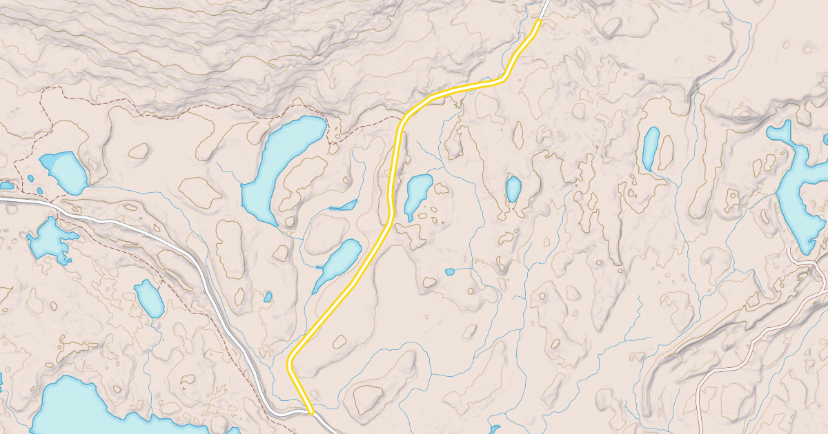 Map preview of Roaring Brook Road