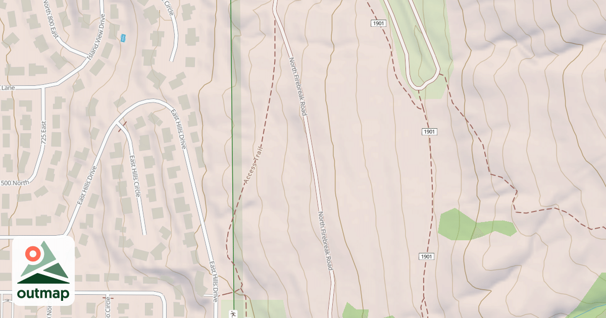 Map of NORTH FIREBREAK
