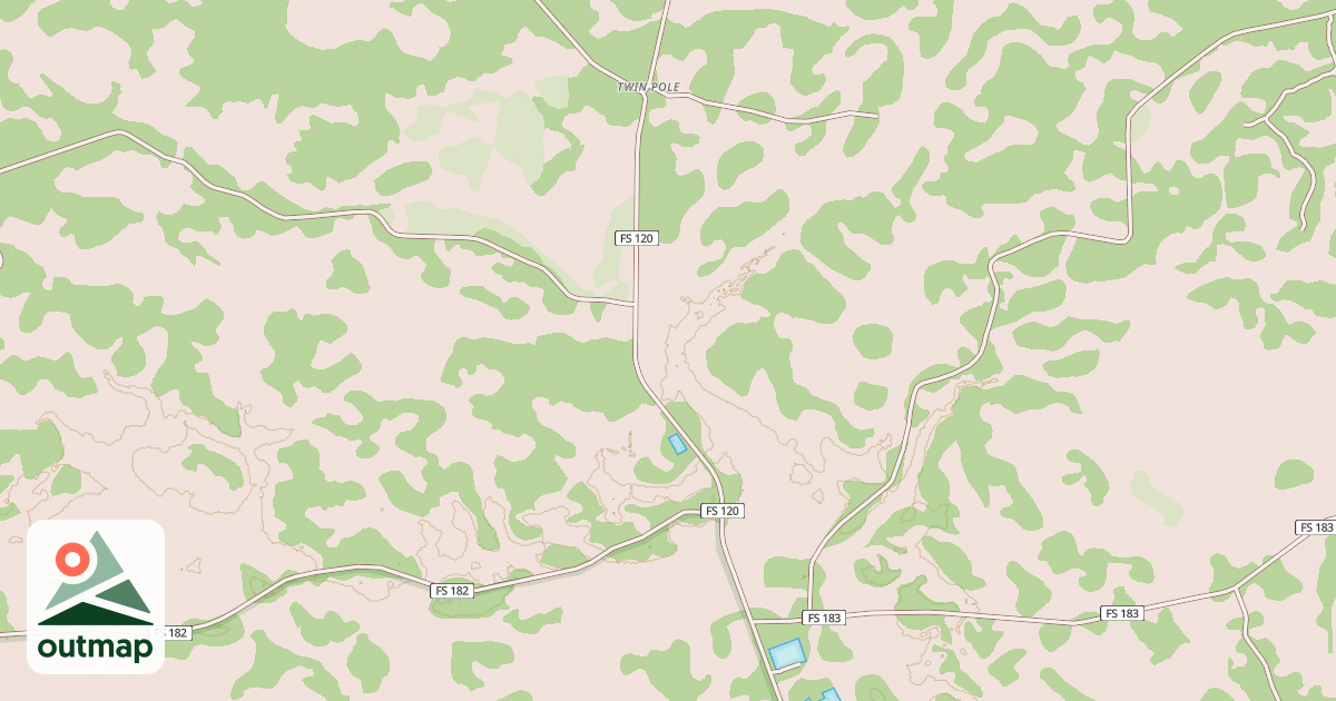 Map of TWIN CABINS