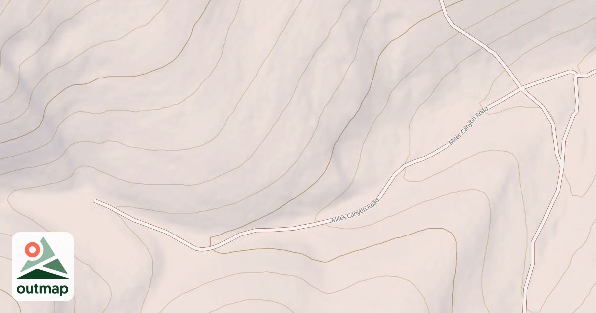 Map of RIGHT MILES CANYON