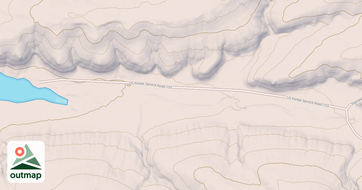 Map of LOWE CANYON