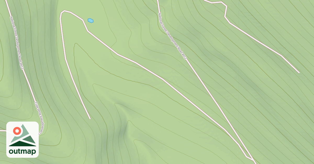 Map of CANYON CR W DRY FK D