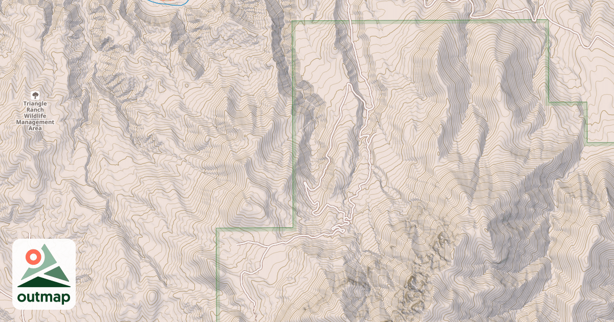 Map of ROCKY RIDGE